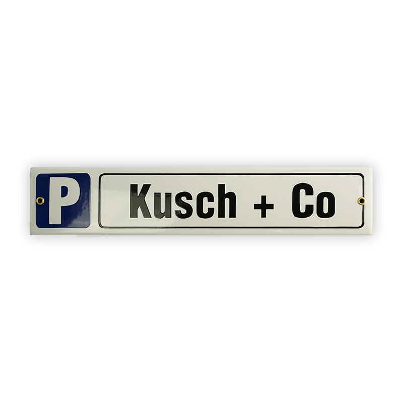 Parkplatz-Schild, 40 x 8 cm