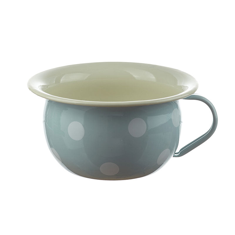 Chamber pot 18 cm, pastel, polka dots