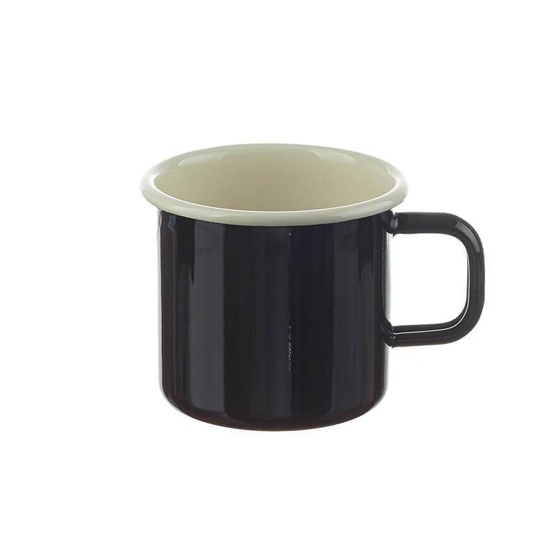 Mug 8 cm, black/cream