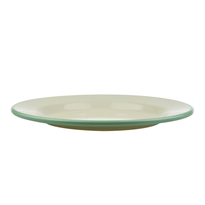 Teller flach, 24 cm, pastell/creme