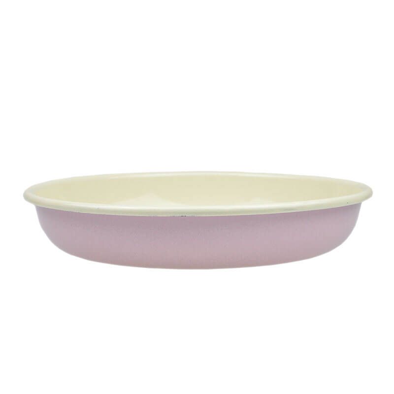 Deep plate, 24 cm, pastel/cream