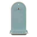 Seifenschale zum Hängen, hoch mit Haken, pastell/creme