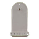 Seifenschale zum Hängen, hoch mit Haken, pastell/creme