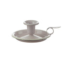 Kerzenleuchter emailliert, pastell/creme