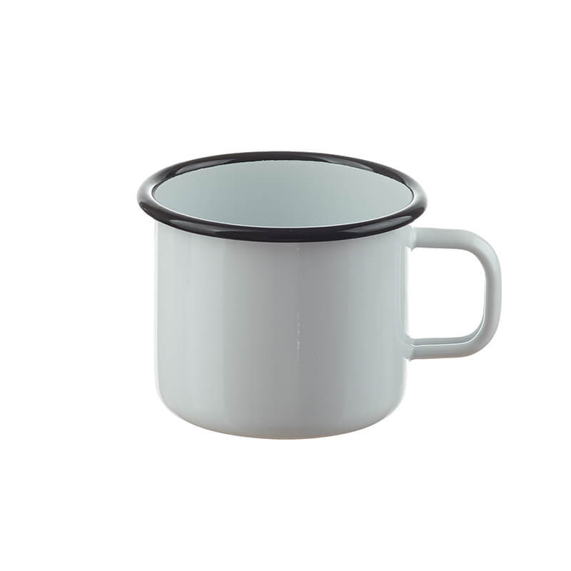 Mug 9 cm, white/black