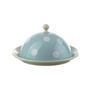 Butterdose 2-teilig, 20 cm, pastell, Tupfen