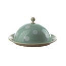 Butterdose 2-teilig, 20 cm, pastell, Tupfen