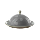 Butterdose 2-teilig, 20 cm, pastell, Tupfen