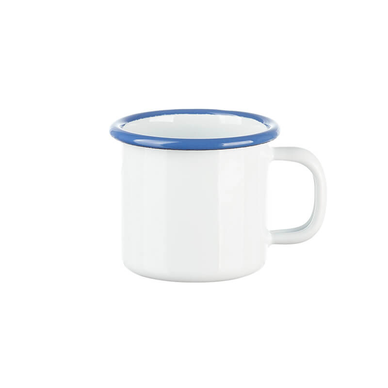 Cup 6 cm, white/blue