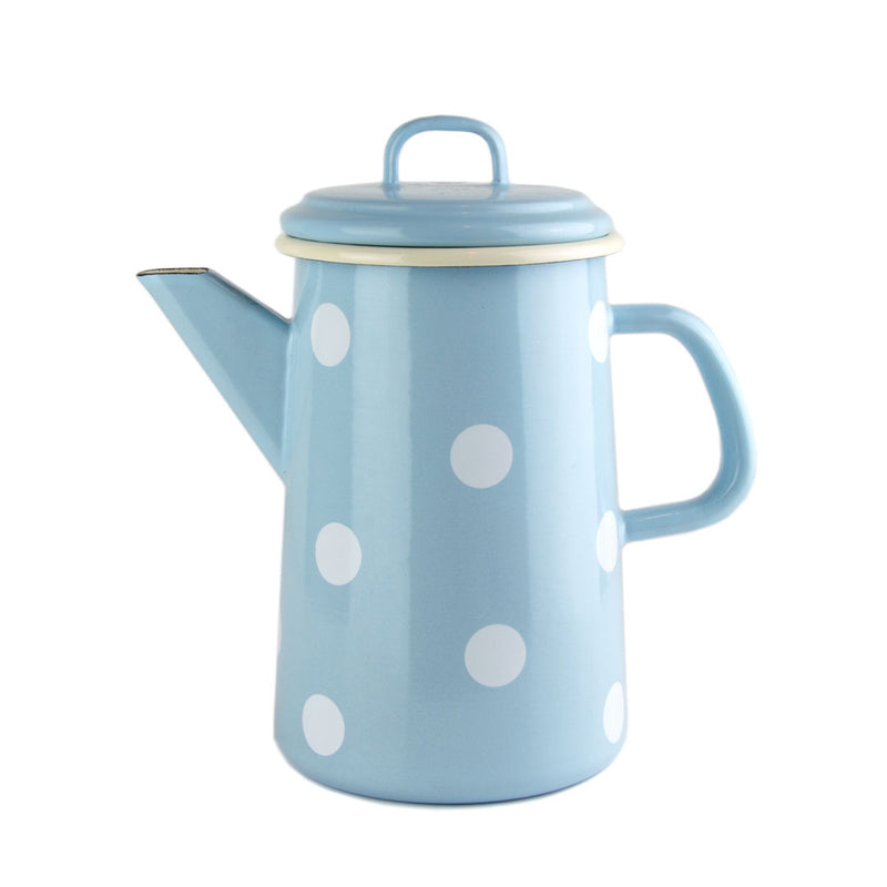 Coffee pot 1.6 ltr, pastel, polka dots