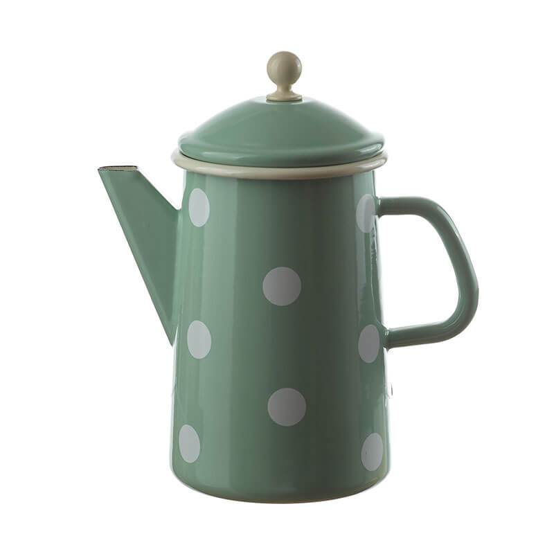 Coffee pot 1.6 ltr, pastel, polka dots