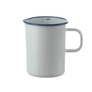 Messbecher 1 ltr. mit Skala, weiß/blau