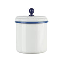 Vorratsdose mittel mit dichtschließendem Deckel, weiß/blau