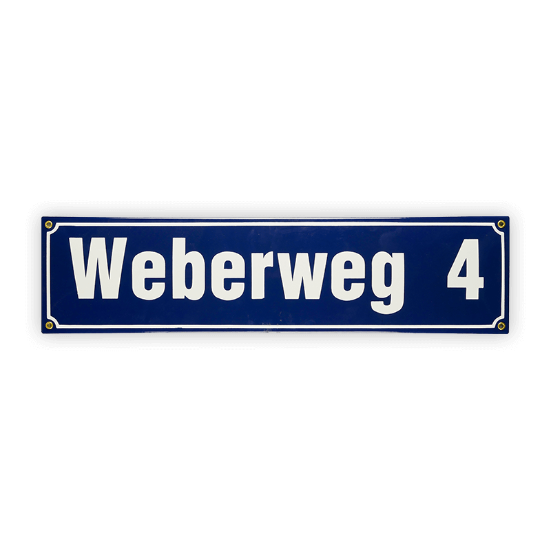 Original Straßenschild