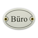 Emailschild oval, 10,5 x 7 cm, Büro