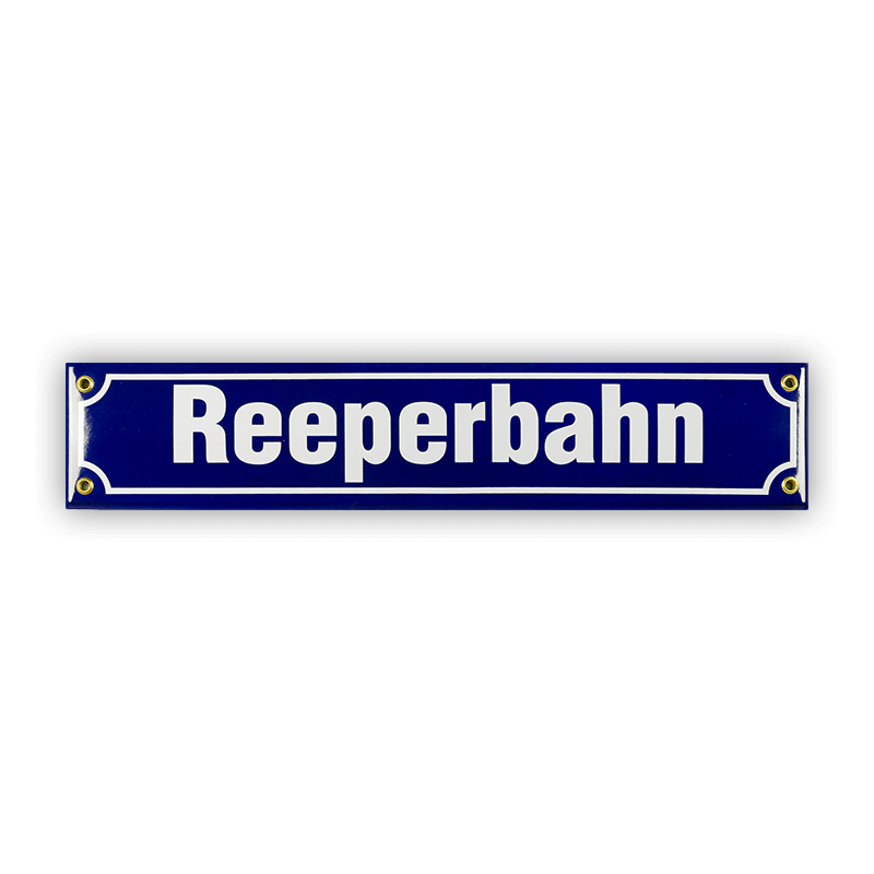Mini street sign, Reeperbahn
