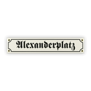 Mini-Straßenschild, Alexanderplatz