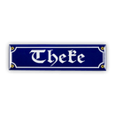 Mini-Straßenschild, Theke