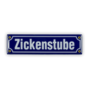 Mini-Straßenschild, Zickenstube