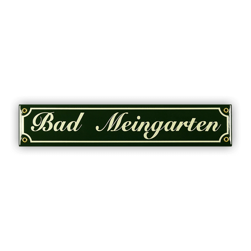 Mini-Straßenschild, Bad Meingarten