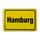 Magnet Ortsschild Hamburg