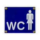 Emailschild 14 x 12 cm, WC Damen