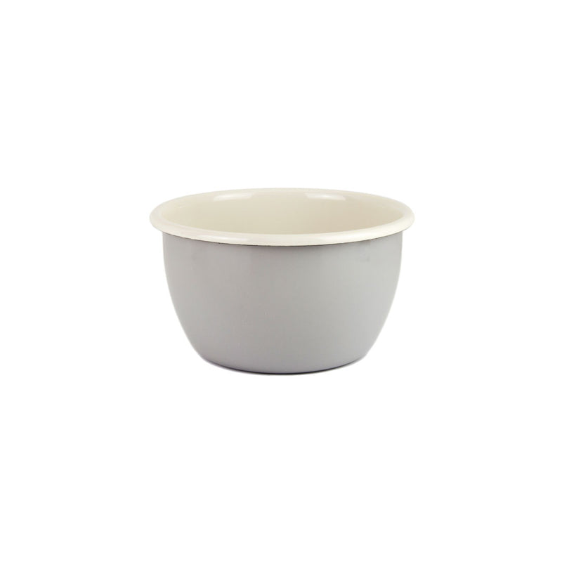 Salatschüssel 14 cm, grau/creme