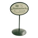 Stammtischständer mit 2 Schildern, Motiv Skat