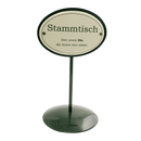Stammtischständer mit 2 Schildern