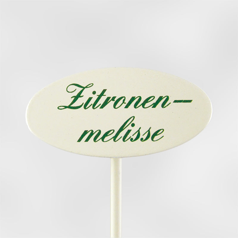 Indoor-Schild Kräuternamen mit Spieß 20 cm